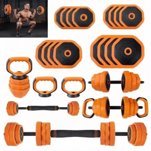 4 In 1 Dumbbells Set 44lbs