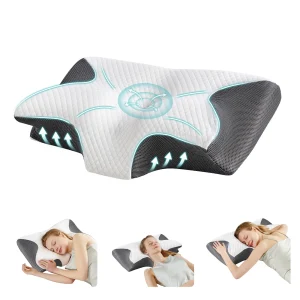 Memory Foam Pillow with Cooling Pillowcase