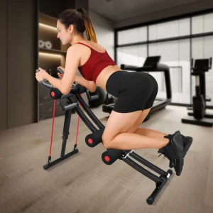 Foldable Ab Machine Max 440lbs LCD Display